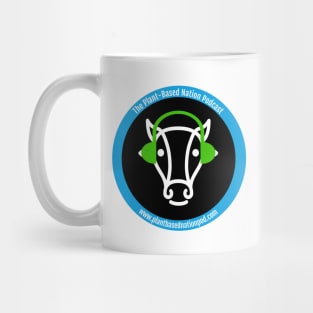 Plant-Based Nation Podcast Logo with Website Mug